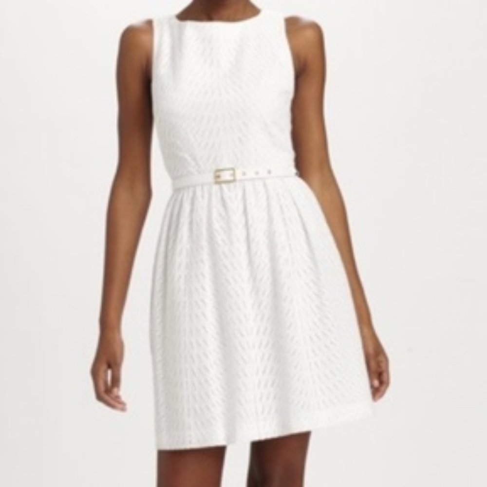 Trina Turk White Eyelet Dress